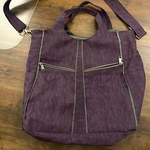 Handmade Nylon 3-way tote bag with lots of pockets